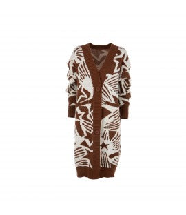 Cardigan marrone