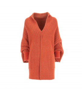 Cardigan arancione