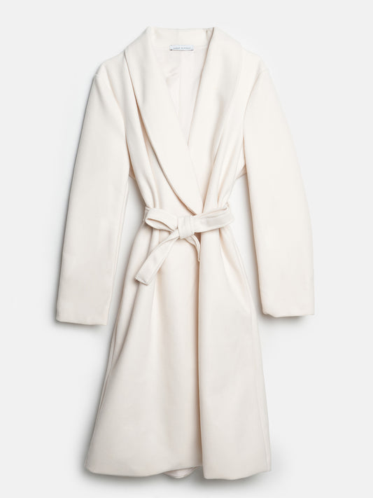 Cappotto lungo bianco