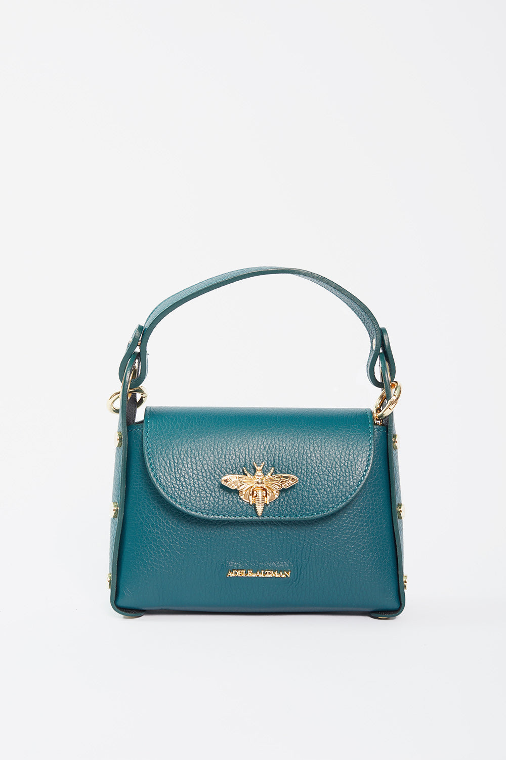 Borsa a spalla ottanio