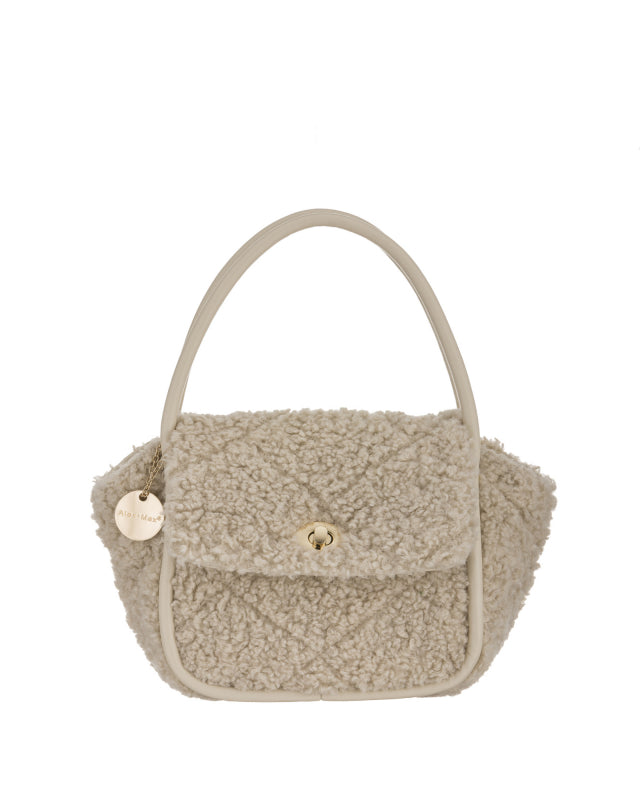 Borsa a spalla panna